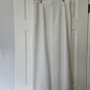 Vintage White paneled palazzo pants